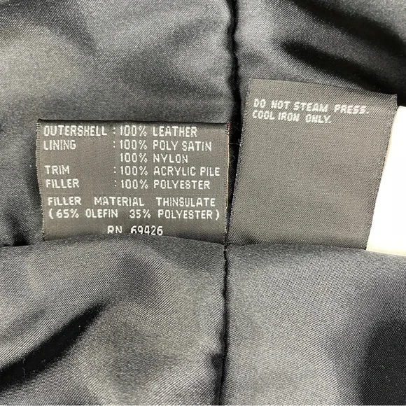 Wilsons Leather Hooded Belted Biker Jacket with Thinsulate Thermal Insulation - Picture 15 of 16